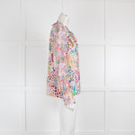 Emily Lovelock Printed Frilled Blouse