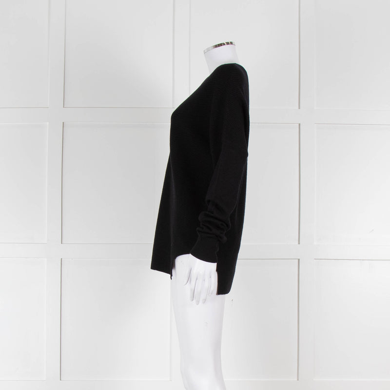 Strenesse Black Wool/Cashmere Mix Jumper