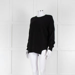 Strenesse Black Wool/Cashmere Mix Jumper