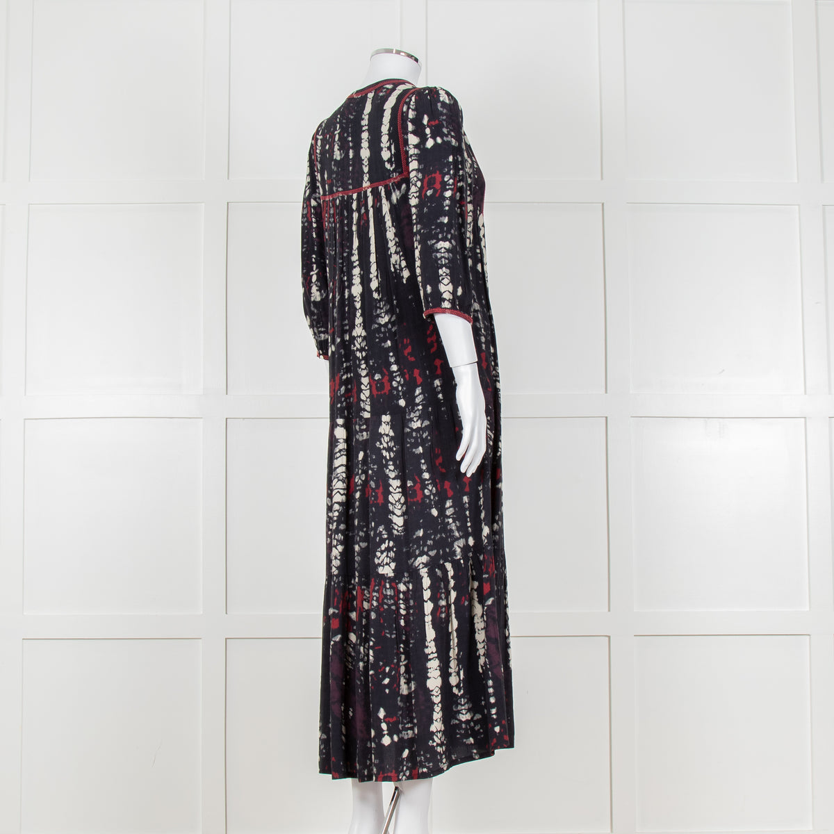 Ba&sh Isolde Blue Tie Dye Maxi Dress