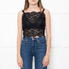 Paco Rabanne Black Lace Tank Top