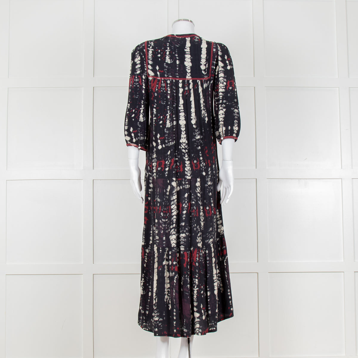 Ba&sh Isolde Blue Tie Dye Maxi Dress