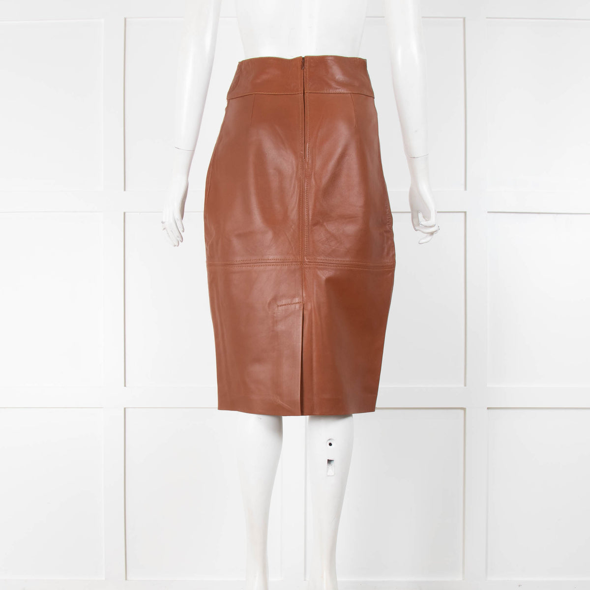 Desa Tan Leather Skirt