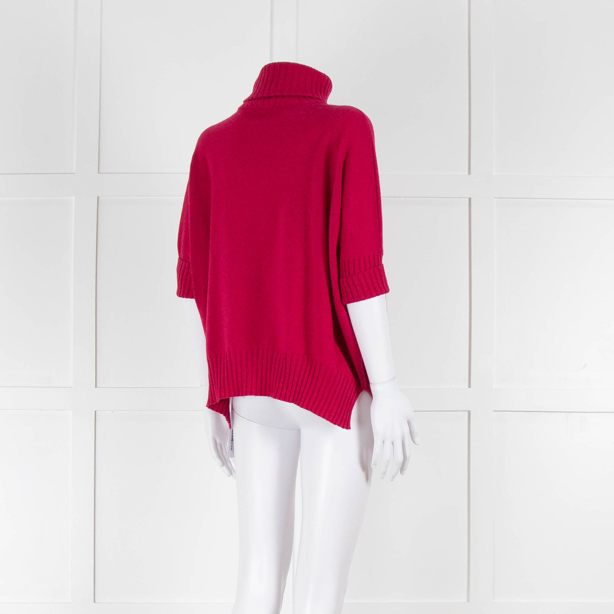 Dorothee Schumacher Pink Cashmere Rollneck Short Sleeve Jumper
