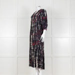 Ba&sh Isolde Blue Tie Dye Maxi Dress