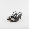 Sophia Webster Black Titania Sling Back