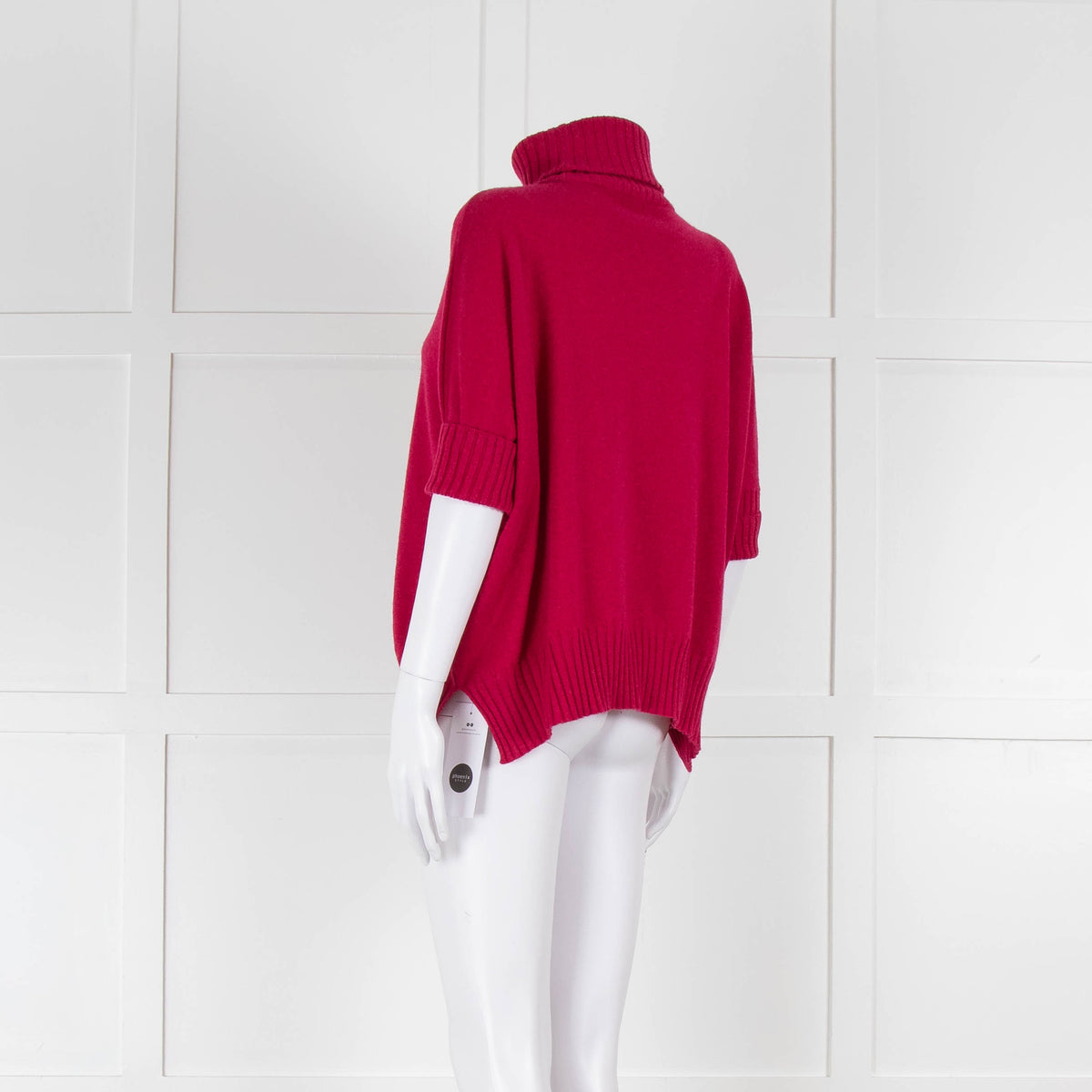 Dorothee Schumacher Pink Cashmere Rollneck Short Sleeve Jumper