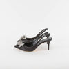 Sophia Webster Black Titania Sling Back