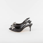 Sophia Webster Black Titania Sling Back