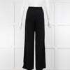 Academia Black Trousers With Blue Leg Stripe