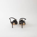 Sophia Webster Black Titania Sling Back
