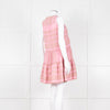 Devotion Twins Pink Beige Cotton Sleeveless Tiered Dress
