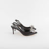 Sophia Webster Black Titania Sling Back