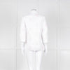 Daniel & Mayer White Pink Star Embroidered Shirt