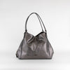Coach Black Silver Leather Edie 28