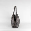 Coach Black Silver Leather Edie 28