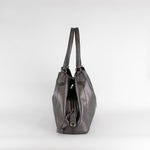 Coach Black Silver Leather Edie 28