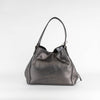Coach Black Silver Leather Edie 28