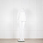 Daniel & Mayer White Pink Star Embroidered Shirt