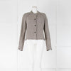 Rag & Bone Black and White Tweed Frayed Edge Jacket