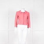 Philosophy Pink Linen Blend Short Jacket