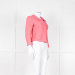 Philosophy Pink Linen Blend Short Jacket