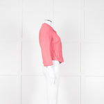 Philosophy Pink Linen Blend Short Jacket