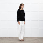 Zadig & Voltaire Black Diamanté Skull Jumper