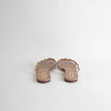 Valentino Garavani Nude Rockstud Flat Sandals