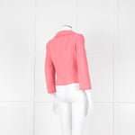 Philosophy Pink Linen Blend Short Jacket