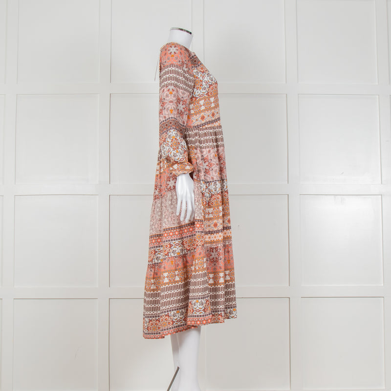 Charlotte Sparre Orange Brown Pink