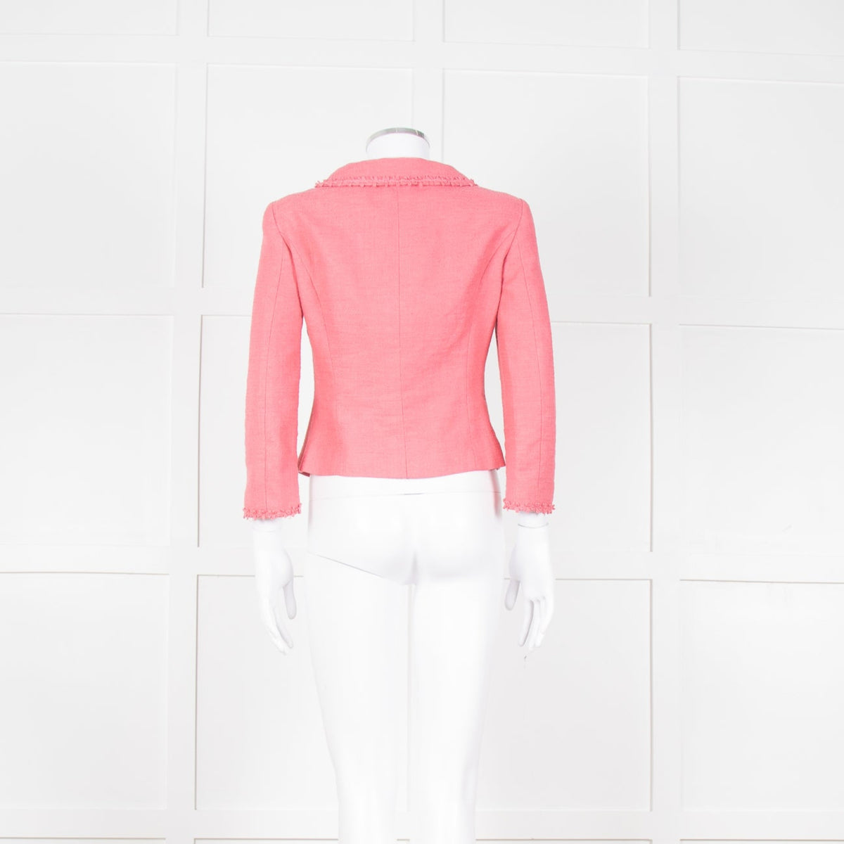 Philosophy Pink Linen Blend Short Jacket