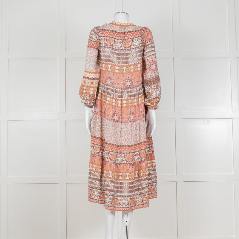 Charlotte Sparre Orange Brown Pink