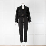 Donna Ida Edna The Ruffle Edged Jumpsuit Blackest