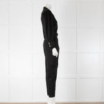 Donna Ida Edna The Ruffle Edged Jumpsuit Blackest