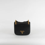 Prada Black Pionnere Saddle Bag