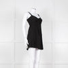 Twinset Black Knit Knot Front Open Sleeveless Top