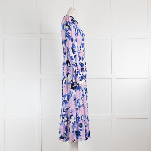 Fabienne Chapot Blue Floral Maxi Dress