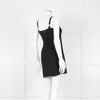 Twinset Black Knit Knot Front Open Sleeveless Top