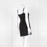 Twinset Black Knit Knot Front Open Sleeveless Top