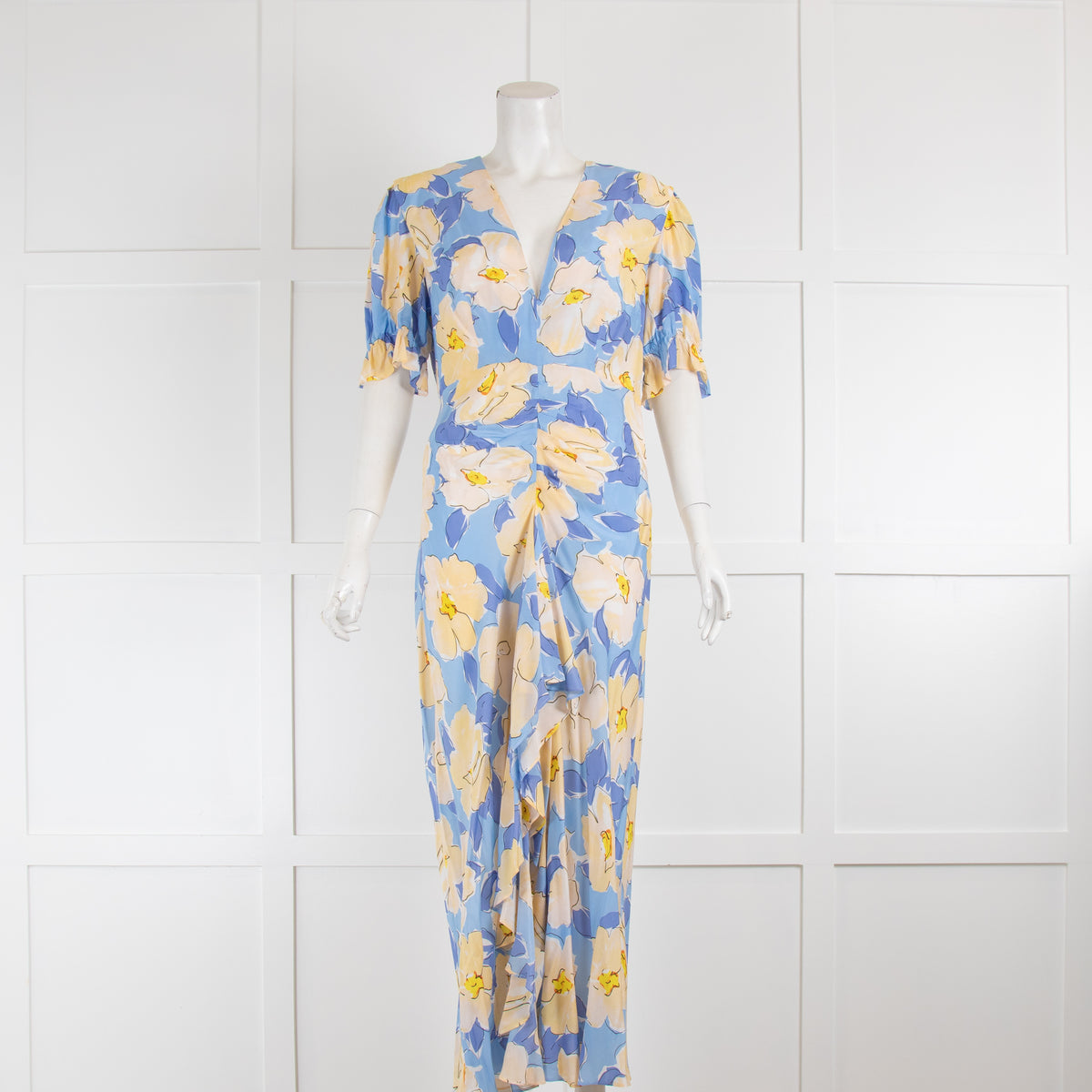 Rixo Ariel Dress in Muted Floral