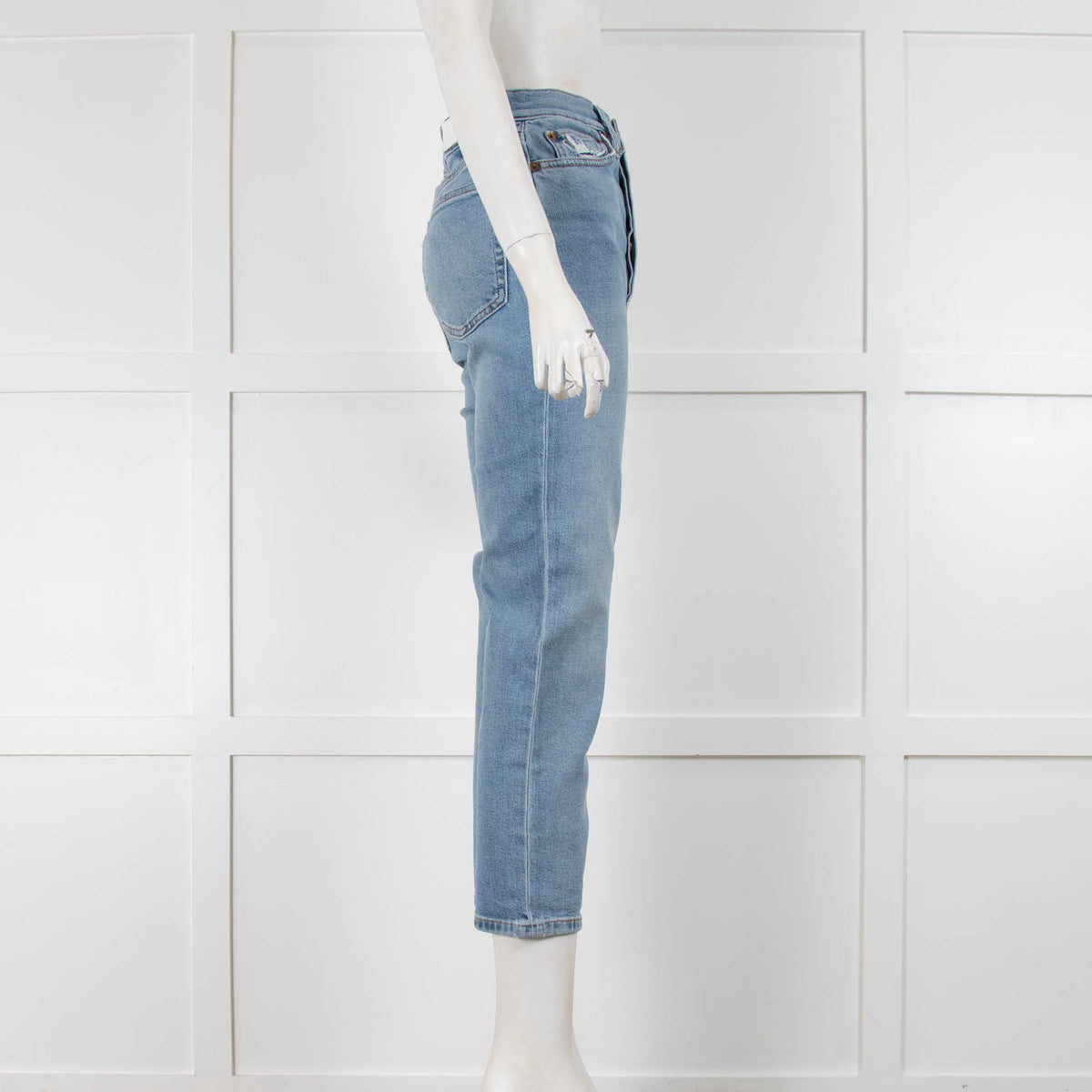 RE/DONE Blue Denim Cigarette Jeans