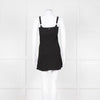 Twinset Black Knit Knot Front Open Sleeveless Top