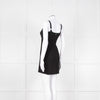 Twinset Black Knit Knot Front Open Sleeveless Top