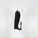 Twinset Black Knit Knot Front Open Sleeveless Top