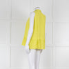 Rosso35 Lime Green Sleeveless Shirt with Peplum