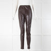 Goldhawk Brown Faux Leather Leggings