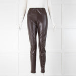 Goldhawk Brown Faux Leather Leggings