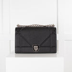 Christian Dior Black Diorama Flap Bag