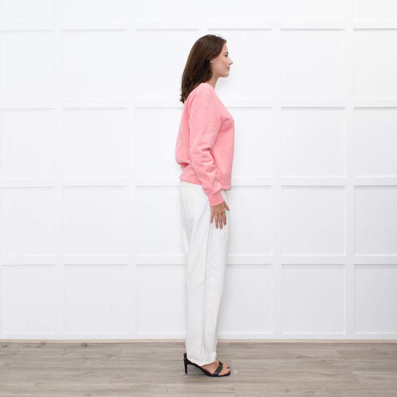 Stella McCartney Salmon Slogan Sweatshirt